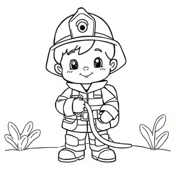 desenho para Colorir Dia do Trabalho Educação Infantil