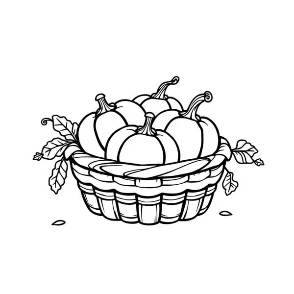 desenhos de outono para colorir para imprimir e colorir - imagem 7